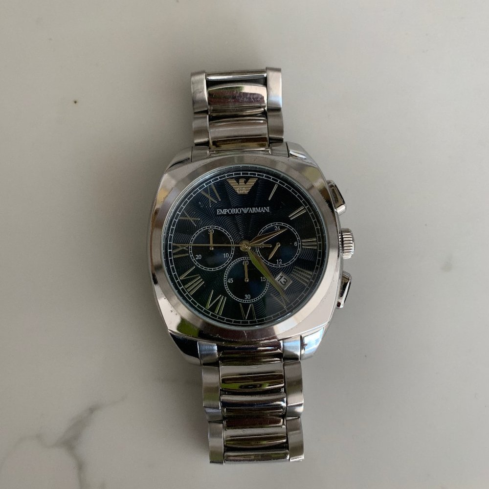 Emporio Armani Men's Stainless Steel Chronograph W